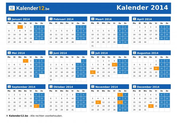 Kalender 2014