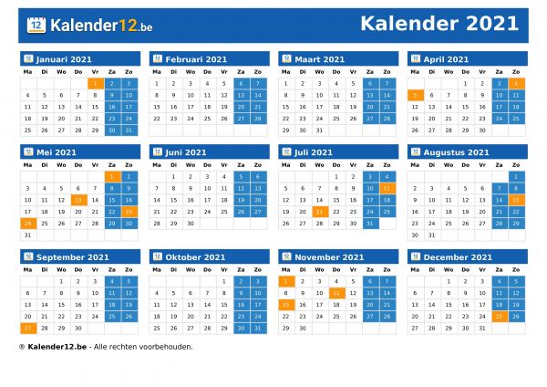 Kalender 2021