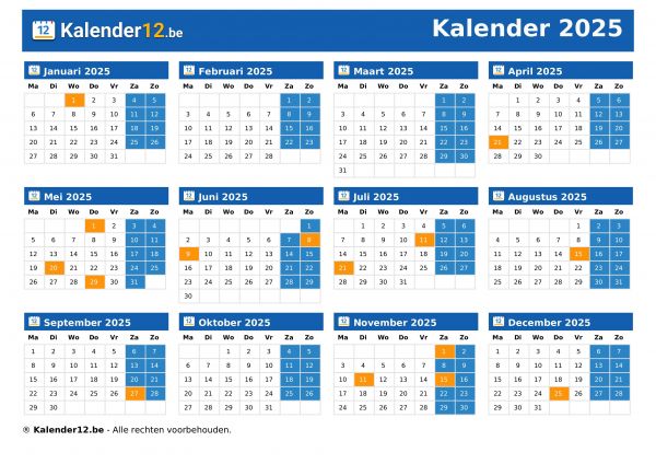 Kalender 2025